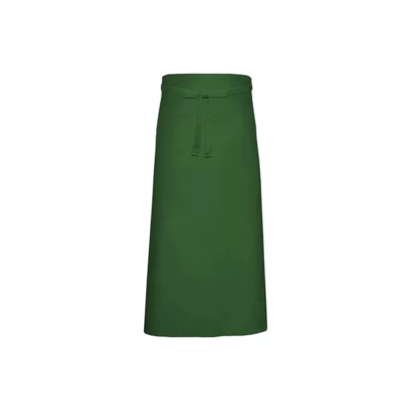 Tablier de bistro très long XL avec poches en polycoton sergé, 240 g/m²
