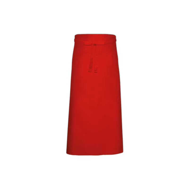 Tablier de bistro très long XL avec poches en polycoton sergé, 240 g/m²