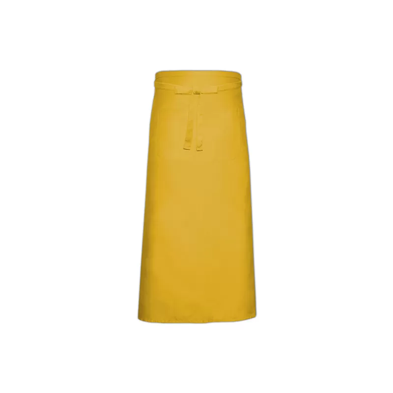 Tablier de bistro très long XL avec poches en polycoton sergé, 240 g/m²