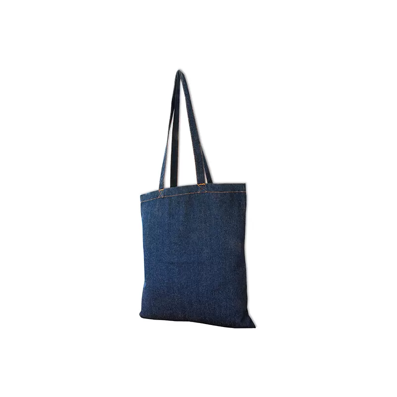 Sac en jean avec poignées longues renforcées, 300 g/m²