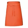 Tablier de boulanger sans poche avec points de tension renforcés, 240 g/m²