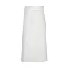 Tablier de bistro très long XL sans poche en polycoton sergé, 240 g/m²