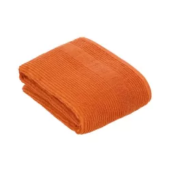 Drap de bain VOSSEN en coton éco-responsable rayé, 100 x 150 cm, 540 g/m²