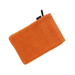 Gant de toilette VOSSEN en coton éco-responsable rayé, 22 x 16 cm, 540 g/m²