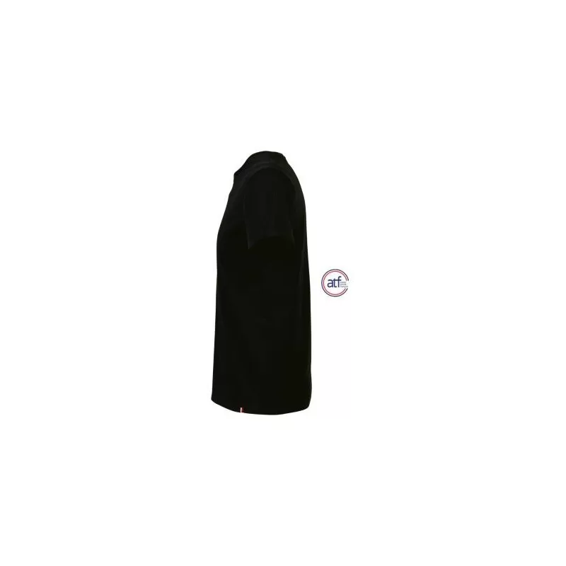 T-shirt homme col rond ajusté made in France, détail tricolore, 150 g/m²