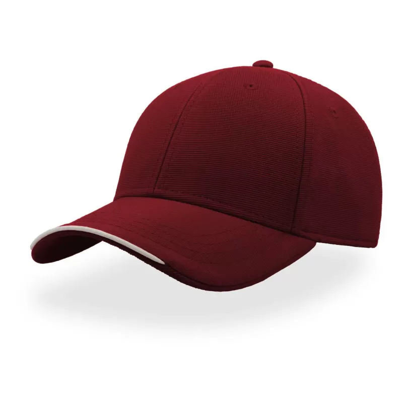 Casquette en polyester recyclé 6 panneaux, fermeture par Velcro, 170 g/m²