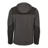 Polaire avec capuche en polyester, fermeture éclair, poches, 344 g/m²