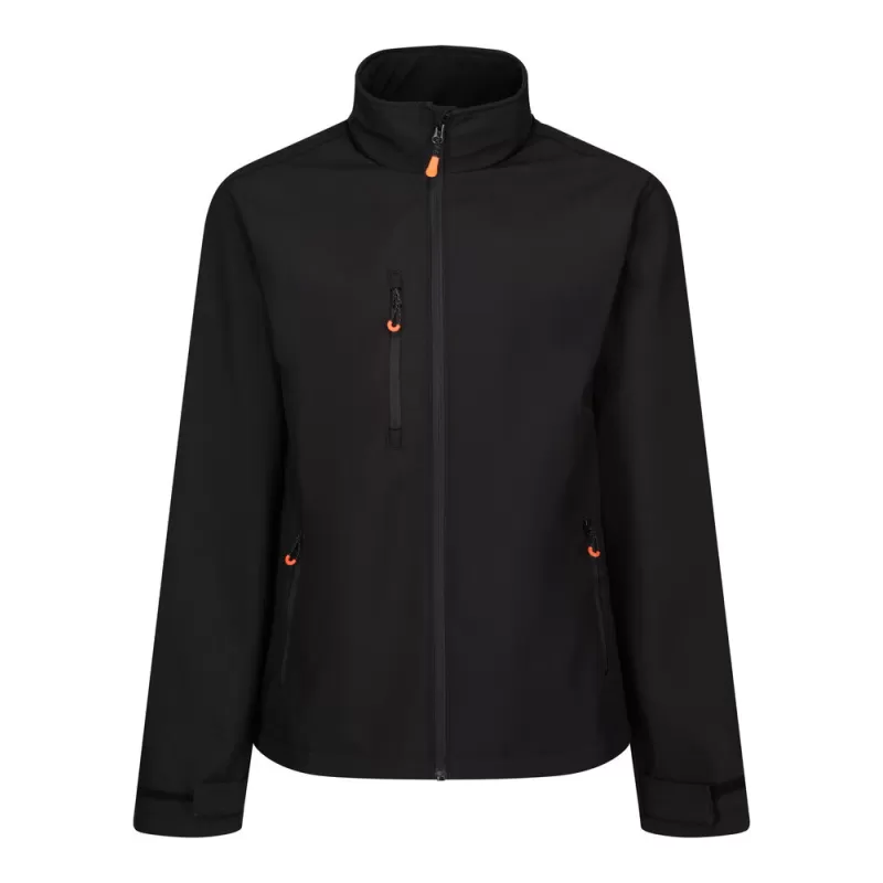 Veste chauffante softshell imperméable à capuche avec technologie thermique