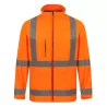 Veste softshell de sécurité Hi-Vis, coupe-vent avec doublure en polaire isolante, 300 g/m²
