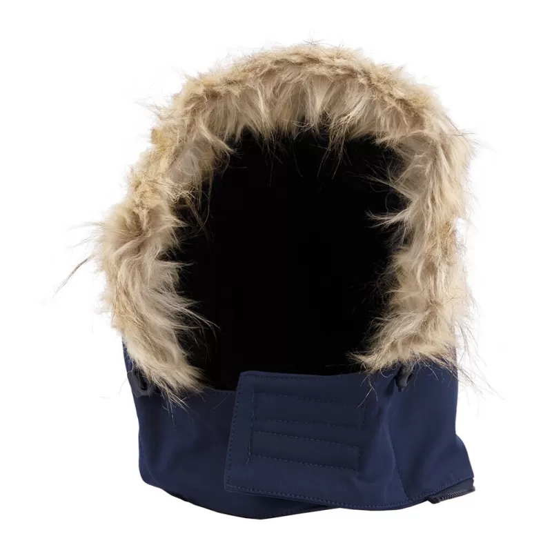 Capuche softshell habillage fourrure sur le haut de la capuche., 210 g/m²