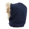 Capuche softshell habillage fourrure sur le haut de la capuche., 210 g/m²