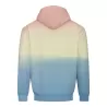 Sweat à capuche tie-dye, capuche doublée avec cordon de serrage rond, 280 g/m²