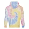 Sweat à capuche tie-dye, capuche doublée avec cordon de serrage rond, 280 g/m²