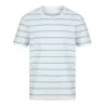 T-shirt marinière en coton, coupe décontractée, sans étiquette de marque, 180 g/m²