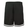 Short bicolore maille filet en polyester léger, 2 poches latérales, 130 g/m²