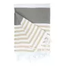 Fouta Marine en coton léger, séchage rapide, format 100 x 180 cm, 150 g/m²