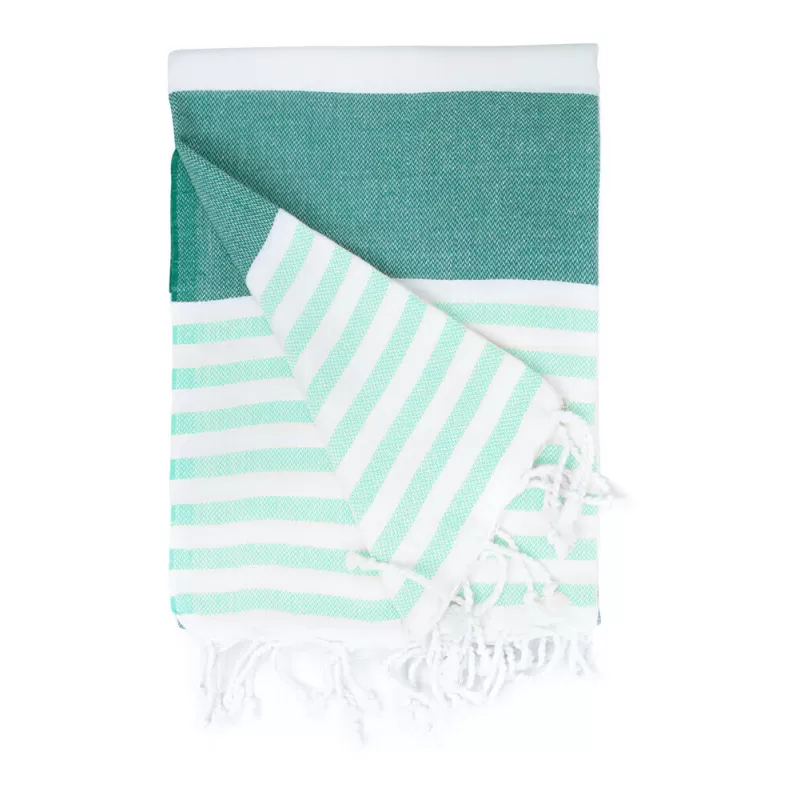 Fouta Marine en coton léger, séchage rapide, format 100 x 180 cm, 150 g/m²