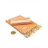 Serviette de hammam avec rayures colorées en coton, 240 g/m²