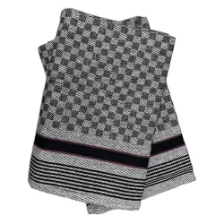 Torchon de cuisine en coton motif à damier, format 45 x 90 cm (pack de 10)