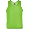 Chasuble Team Signal-T polyester mesh sans manches enfants adultes, 75 g/m²