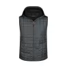 Gilet Knitted Hybrid homme polyester tricoté matelassé aspect maille chinée moderne, 280 g/m²