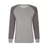 Sweat-shirt femme manches raglan en coton ringspun, coupe classique, 300 g/m²