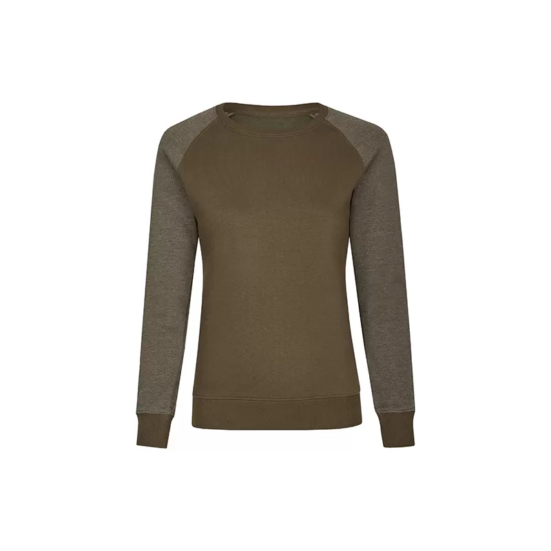 Sweat-shirt femme manches raglan en coton ringspun, coupe classique, 300 g/m²