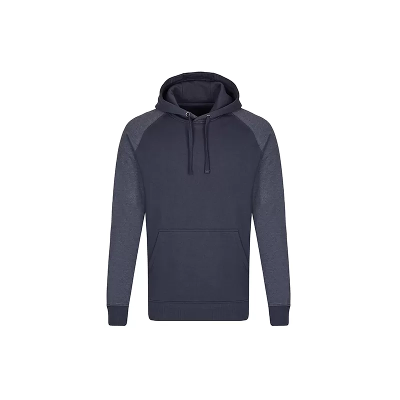 Sweat-shirt homme à capuche manches raglan en coton ringspun, 300 g/m²