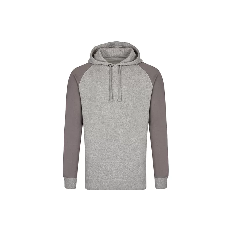 Sweat homme à capuche sans poche kangourou, coupe classique, en coton, 300 g/m²