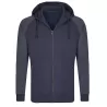 Sweat-shirt homme zippé à capuche manches raglan en coton ringspun, 300 g/m²