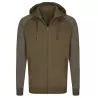Sweat-shirt homme zippé à capuche manches raglan en coton ringspun, 300 g/m²