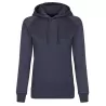 Sweat femme à capuche sans poche kangourou, coupe classique, en coton, 300 g/m²