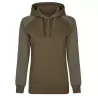 Sweat femme à capuche sans poche kangourou, coupe classique, en coton, 300 g/m²