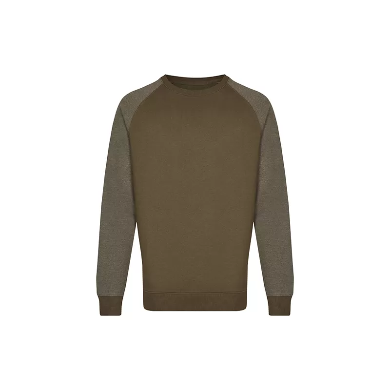 Sweat-shirt homme manches raglan en coton ringspun, coupe classique, 300 g/m²