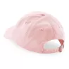 Casquette 6 panneaux en coton bio, profil bas, sangle de serrage avec boucle réglable