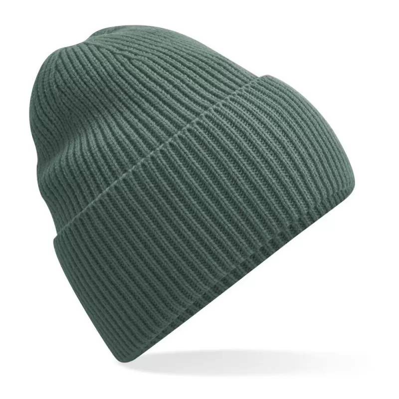 Bonnet à revers oversize polyester recyclé, simple épaisseur