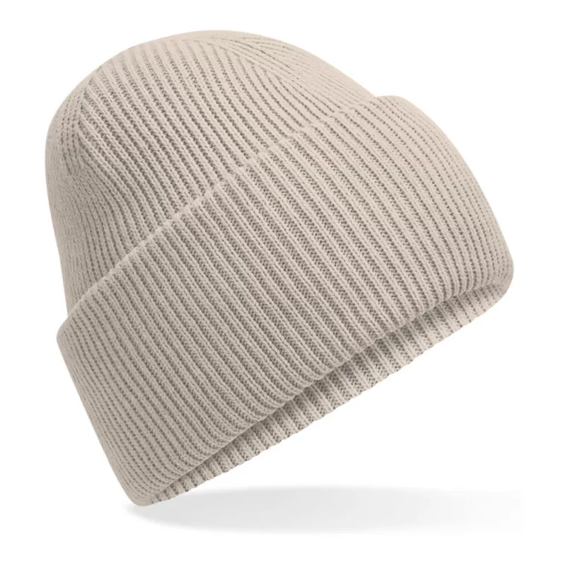 Bonnet à large revers en polyester recyclé, double épaisseur