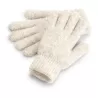 Gants en maille côtelée doublés haut de gamme doux au toucher, revers à mailles
