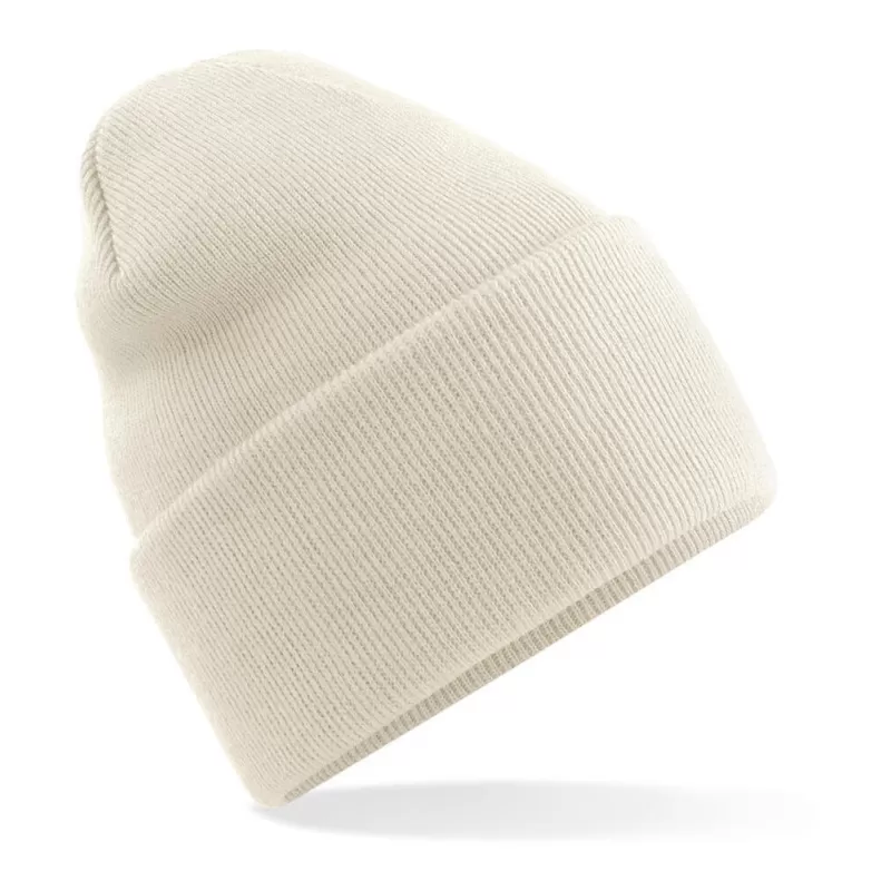 Bonnet à large revers en polyester recyclé, tricot double épaisseur