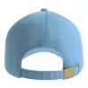 Casquette 6 pans en coton bio déstructurée avec visière incurvée, 270 g/m²
