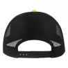 Casquette Rapper 5 panneaux en coton canvas, visière préformée, dos filet, 260 g/m²
