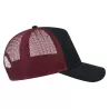 Casquette Rapper 5 panneaux en coton canvas, visière préformée, dos filet, 260 g/m²