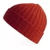 Bonnet en polyester recyclé côtelé avec revers, style pêcheur vintage, 78 g/m²