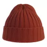 Bonnet en polyester recyclé côtelé avec revers, style pêcheur vintage, 78 g/m²