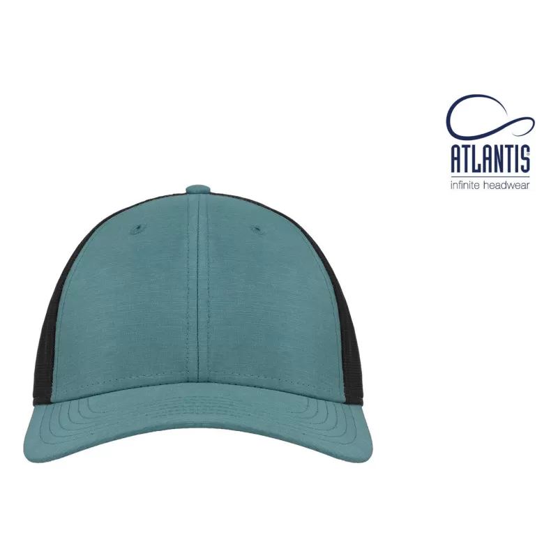 Casquette de sport filet 6 panneaux, visière préformée