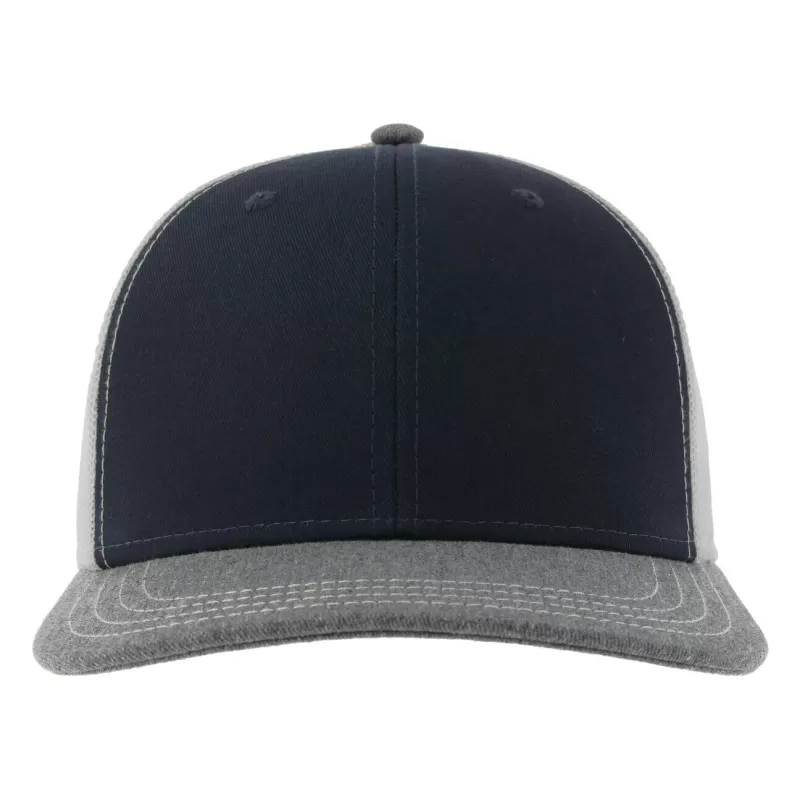 Casquette trucker  6 panneaux en coton et polyester recyclé avec filet, 280 g/m²