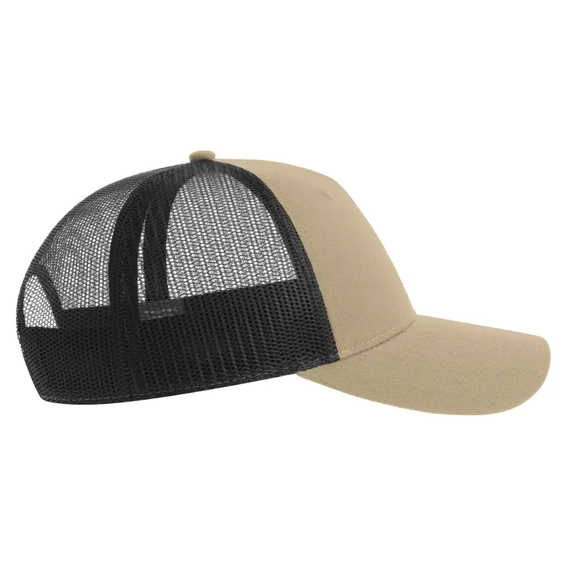 Casquette trucker 5 pans en polyester recyclé, légère et respirante, 200 g/m²