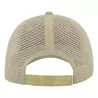 Casquette 6 panneaux visière préformée, panneaux avant non structurés, velcro, 250 g/m²