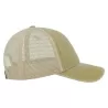 Casquette 6 panneaux visière préformée, panneaux avant non structurés, velcro, 250 g/m²
