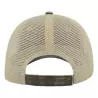 Casquette 6 panneaux visière préformée, panneaux avant non structurés, velcro, 250 g/m²